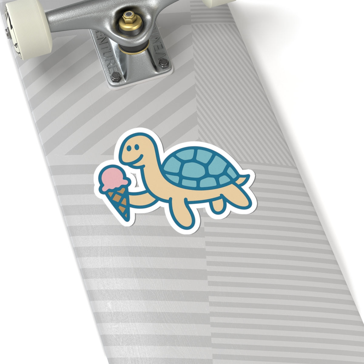 Chill Turtle Ice Cream Sticker