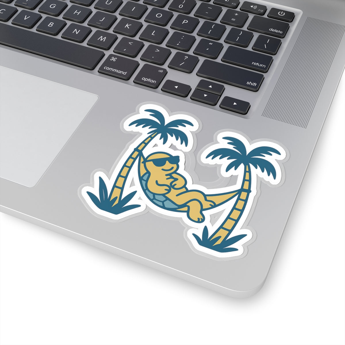 Laid Back Turtle Sticker