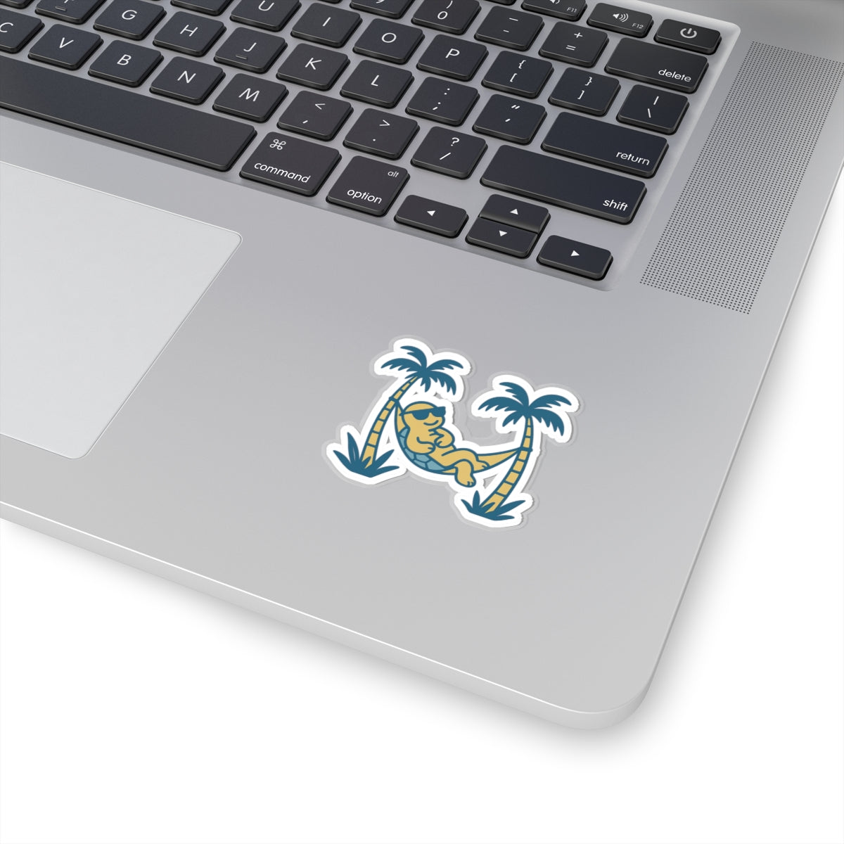 Laid Back Turtle Sticker