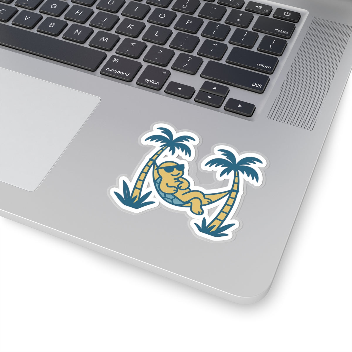 Laid Back Turtle Sticker
