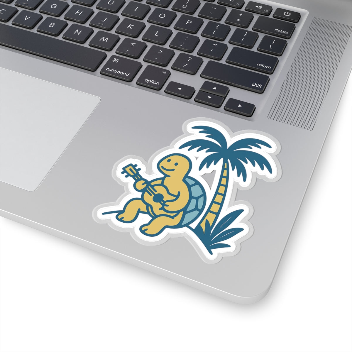 Turtle With Ukulele Sticker