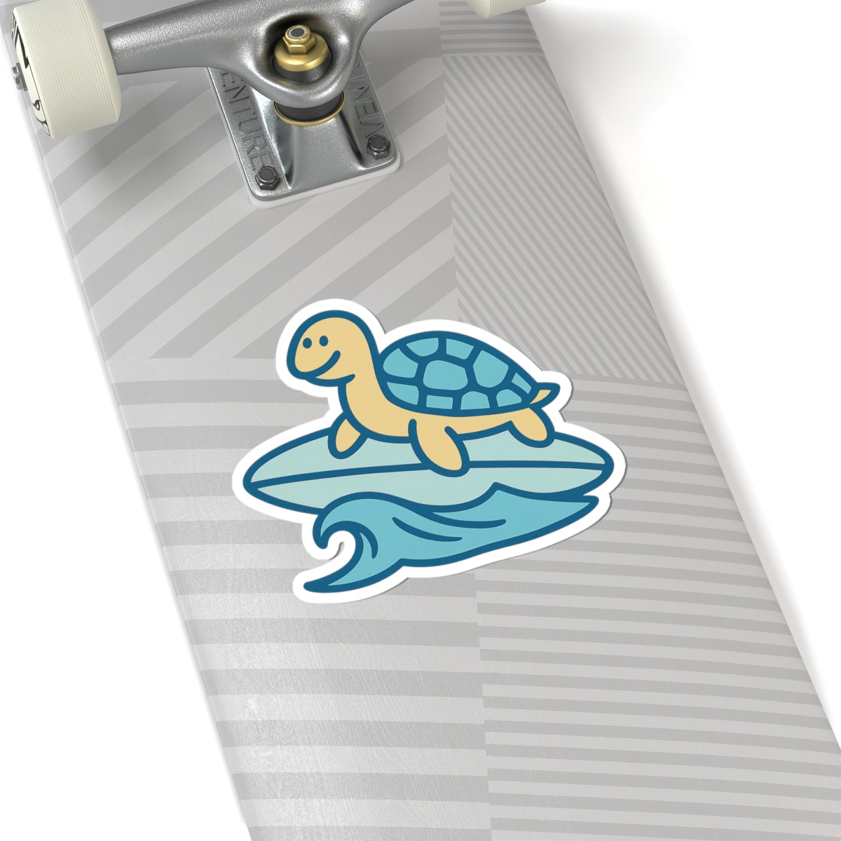 Chill Turtle Surfing Sticker