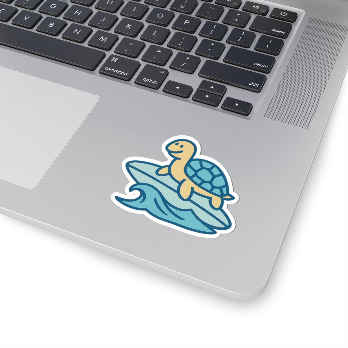 Chill Turtle Surfing Sticker