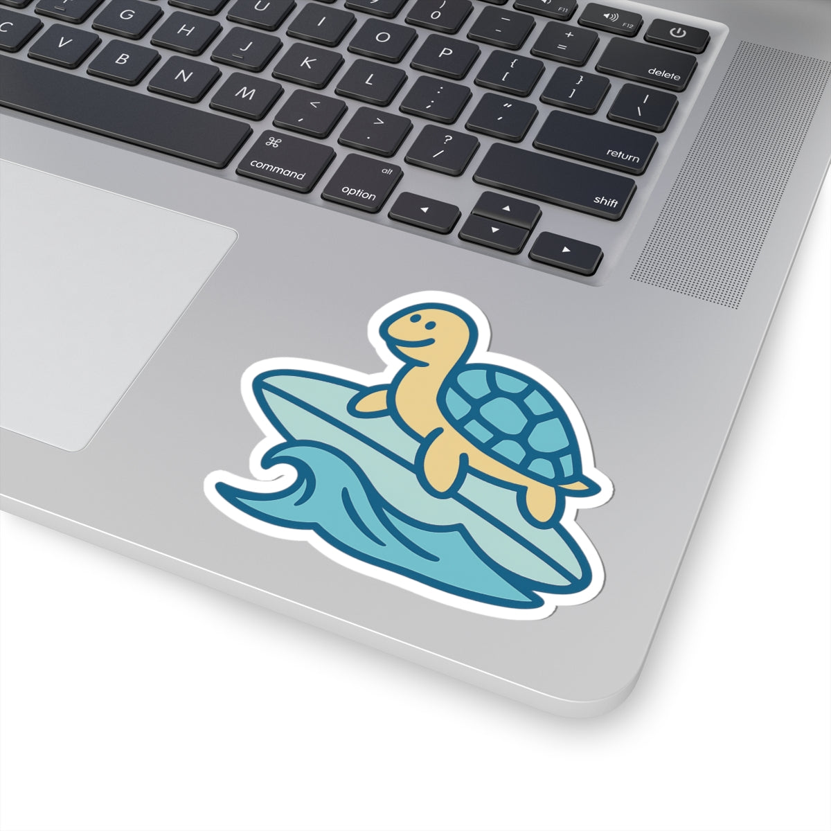 Chill Turtle Surfing Sticker