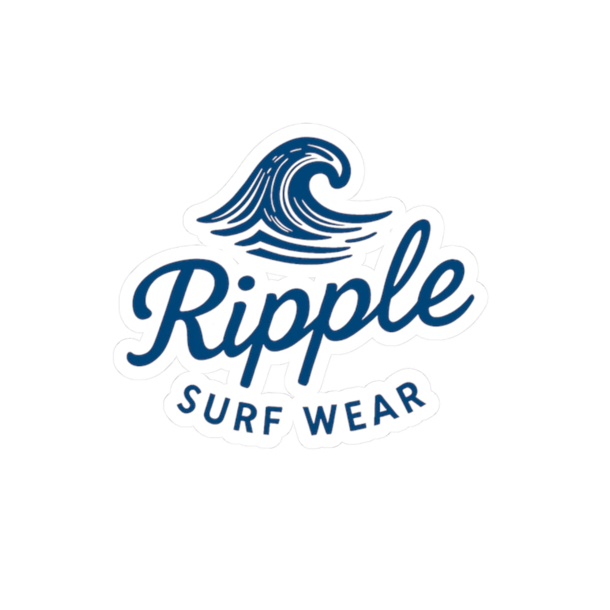 Ripple Surf Wear Sticker