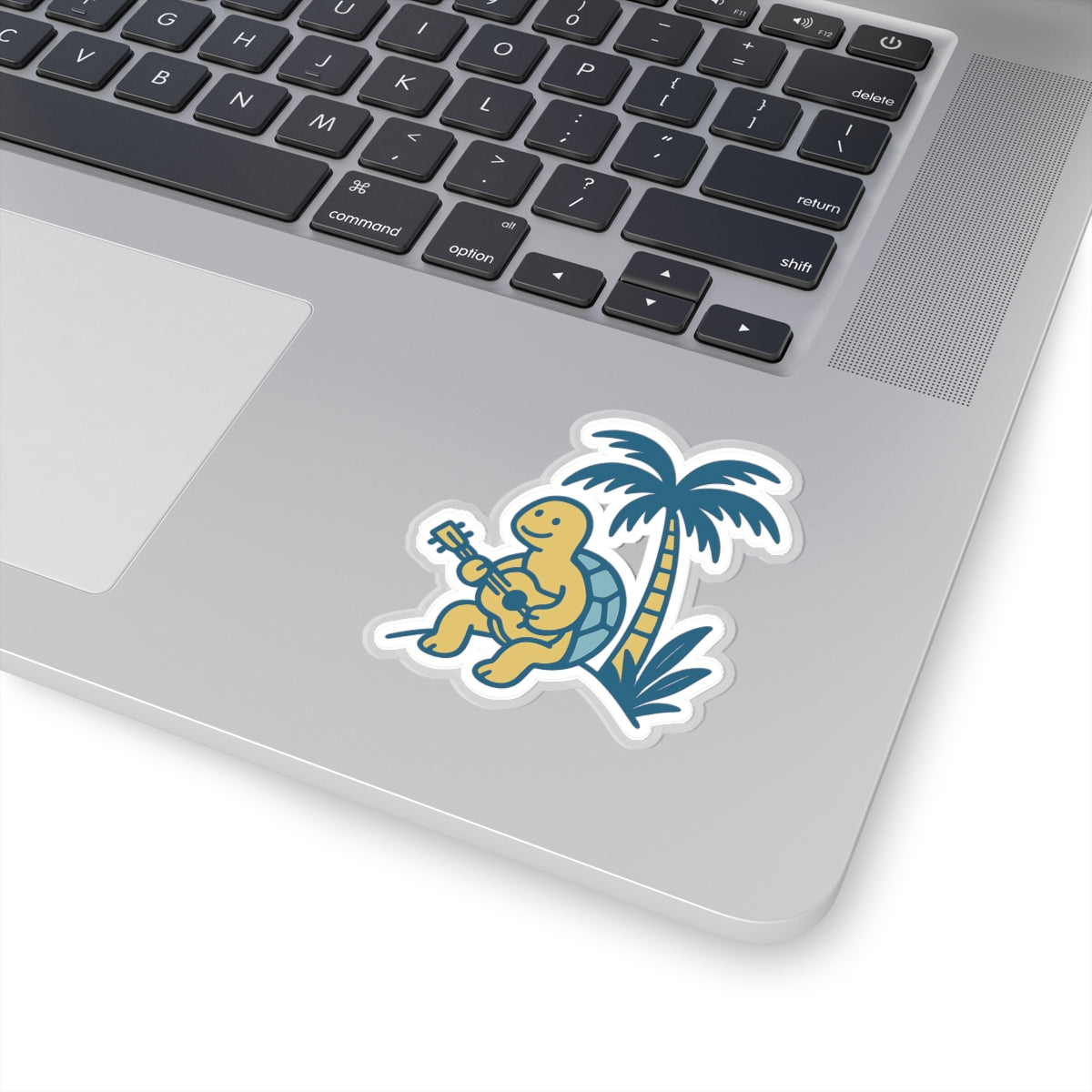 Turtle With Ukulele Sticker